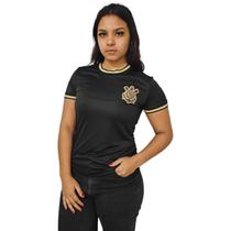 Camisa Corinthians Baby Look Símbolo Gold - Feminina Camisa Corinthians Baby Look Símbolo Gold - Feminina