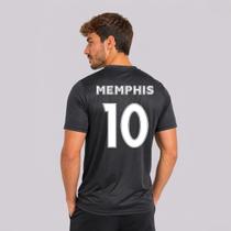 Camisa Corinthians Brasão 10 Memphis All Black Camisa Corinthians Brasão 10 Memphis All Black