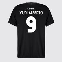 Camisa Corinthians CP 9 Yuri Alberto Infantil Preta