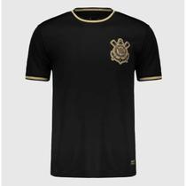 Camisa Corinthians Dry Preto Dourado Oficial Licenciado Camisa Corinthians Dry Preto Dourado Oficial Licenciado