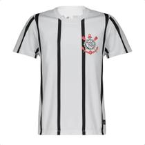 Camisa Corinthians Dryfit Listrada Juvenil Oficial