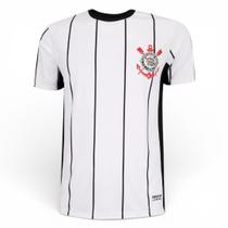 Camisa Corinthians Fitness Coimbra Masculina Listrada Branca