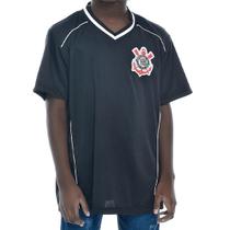 Camisa Corinthians Gola V Recorte Vivo - Infantil Camisa Corinthians Gola V Recorte Vivo - Infantil
