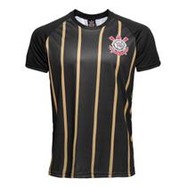 Camisa Corinthians Gold nº10 Edição Limitada Masculina - Preto e Dourado - SPR