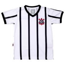 Camisa Corinthians Infantil Juvenil Listrada Oficial Revedor
