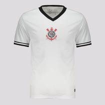 Camisa Corinthians Logo Infantil Branca