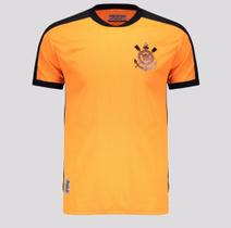 Camisa Corinthians Masculina Casual Laranja e Preta Edição SCCP