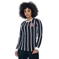Camisa Corinthians Retrô 1982 Democracia Feminina Manga Longa - Empório Alex
