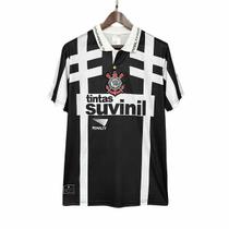 Camisa Corinthians Retrô Away 1995/96 Suvinil Masculina Camisa Corinthians Retrô Away 1995/96 Suvinil Masculina