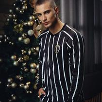 Camisa Corinthians Retro Listrada CP Manga Longa Dry Tamanho:GCor:PretoGênero:Masculino