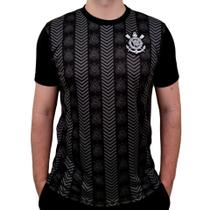 Camisa Corinthians Silver Logo SPR Preta Oficial