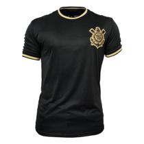 Camisa Corinthians Símbolo Gold Bordado - Masculino - Coimbra