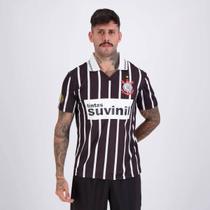 Camisa Corinthians Suvinil Retrô 1995 Listrada Clássica Camisa Corinthians Suvinil Retrô 1995 Listrada Clássica