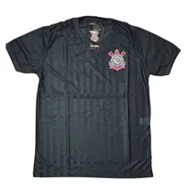 Camisa Corinthians Timão Dry Fit Lisa Preto SPR