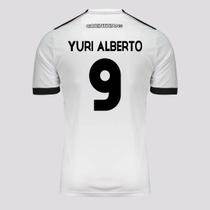 Camisa Corinthians Yuri Alberto 9 Branca e Preta