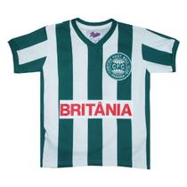Camisa Coritiba 1985 Liga Retrô Infantil Branca e Verde 6 Camisa Coritiba 1985 Liga Retrô Infantil Branca e Verde 6