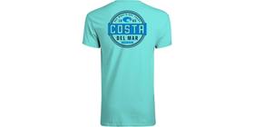 Camisa Costa Del Mar Prado masculina de manga curta caribenha