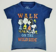 Camisa Cotton Vintage Snoopy Walk Careca