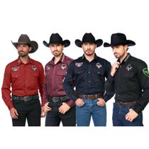 Camisa Country Competição Masculina Manga Longa Radade PRO RDE - Escolha a cor