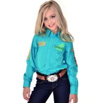 Camisa Country Infantil Fast Bull Bardada Unissex Rodeio