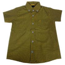 Camisa Country Infantil Manga Curta Laco Forte