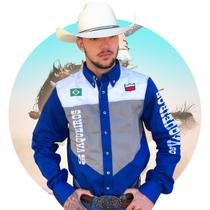 Camisa Country Masculina Cowboy Rodeio Bordada Manga Longa - Os Vaqueiros