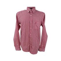 Camisa Country Masculina TXC Custom Xadrez Vermelho - Ref. 2705 L