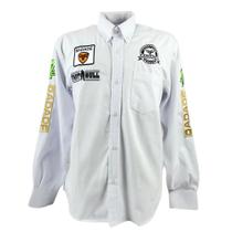 Camisa Country Original Masculina Radade Manga Longa Bordada Branca Competição