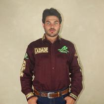 camisa country radade manga longa rodeio cowboy masculina