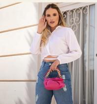 camisa cropped com tira pra amarraçao P camisa cropped com tira pra amarraçao P