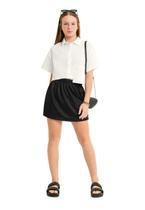 Camisa Cropped Juvenil Gloss
