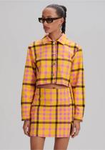 Camisa cropped manga longa myft feminina Camisa cropped manga longa myft feminina