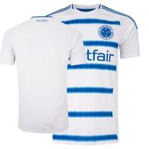 Camisa Cruzeiro 2025 Torcedor Masculina Branco Azul Camisa Cruzeiro 2025 Torcedor Masculina Branco Azul