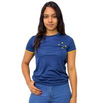 Camisa Cruzeiro Baby Look Artilheiro Celeste - Feminina