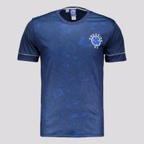 Camisa Cruzeiro Brand Infantil Azul - Braziline