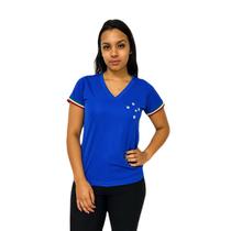 Camisa Cruzeiro Edição Especial Palestra Itália Azul Retrômania - Feminina Camisa Cruzeiro Edição Especial Palestra Itália Azul Retrômania - Feminina