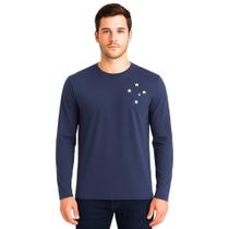 Camisa Cruzeiro Estrelas Manga Longa Adulto Oficial Camisa Cruzeiro Estrelas Manga Longa Adulto Oficial