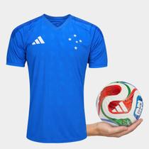 Camisa Cruzeiro I 26/27 s/n Torcedor + Mini Bola Trionda Copa do Mundo 2026 Camisa Cruzeiro I 26/27 s/n Torcedor + Mini Bola Trionda Copa do Mundo 2026