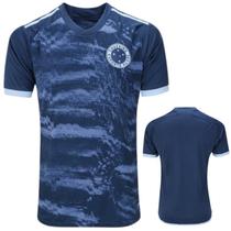 Camisa Cruzeiro III 24/25 Torcedor Masculina Marinho+Azul