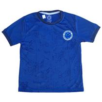 Camisa Cruzeiro Infantil Oficial Building Azul Braziline
