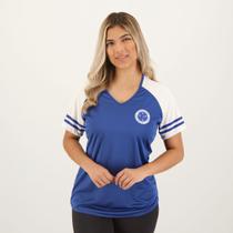 Camisa Cruzeiro Math Feminina Azul