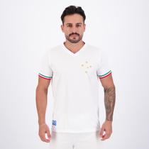 Camisa Cruzeiro Retrô Palestra Branca Camisa Cruzeiro Retrô Palestra Branca