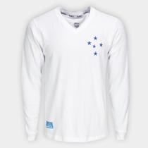 Camisa Cruzeiro RetrôMania Libertadores 1976 Manga Longa Masculina Camisa Cruzeiro RetrôMania Libertadores 1976 Manga Longa Masculina