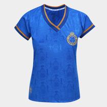 Camisa Cruzeiro RetrôMania Tríplice Coroa 2003 Feminina