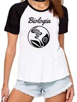 Camisa curso biologia faculdade profissão camiseta