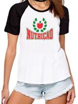 Camisa curso nutrição camiseta faculdade universitária