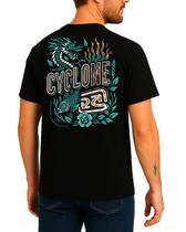 Camisa Cyclone Flowers Dragon Metal Camisa Cyclone Flowers Dragon Metal
