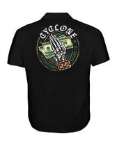 Camisa Cyclone Tecido Skull Dollar Metal