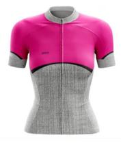 Camisa damatta bike plain retro - rosa