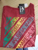 Camisa de algodão vermelha